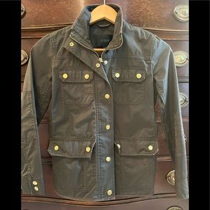 J.Crew Barbour-inspired waxed-cotton barn coat XXSP